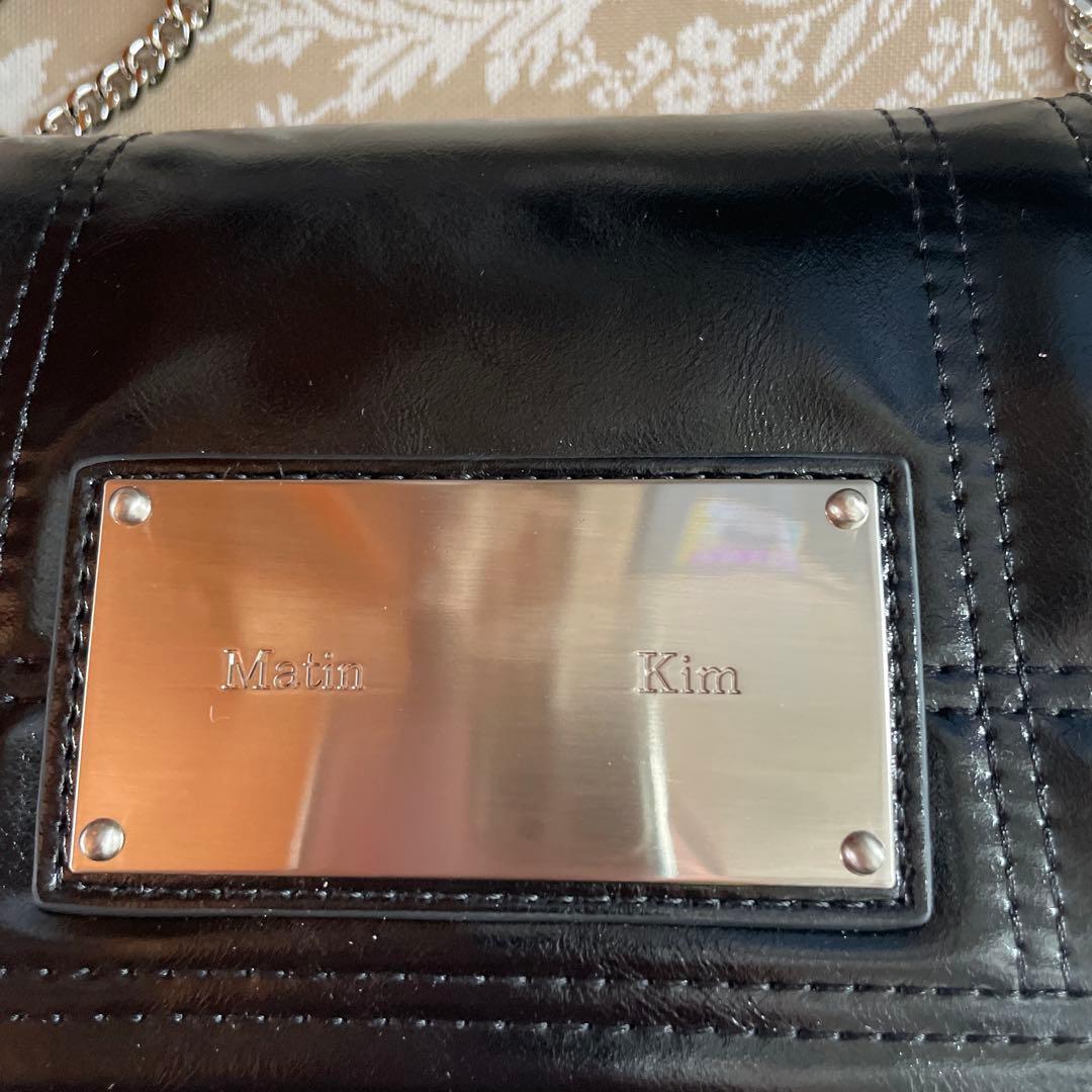 matin kim チェーンショルダーバック　ブラック