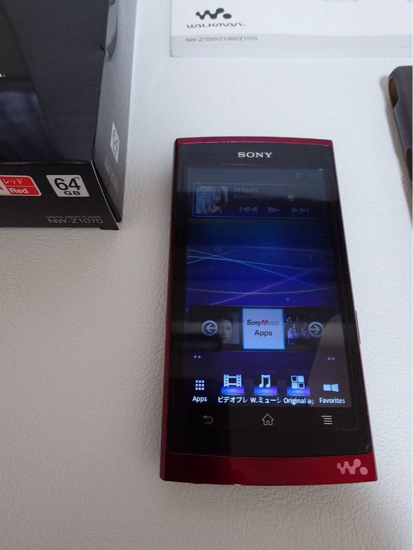 SONY ウォークマン Zシリーズ レッド　NWーZ1070【ジャンク品として】