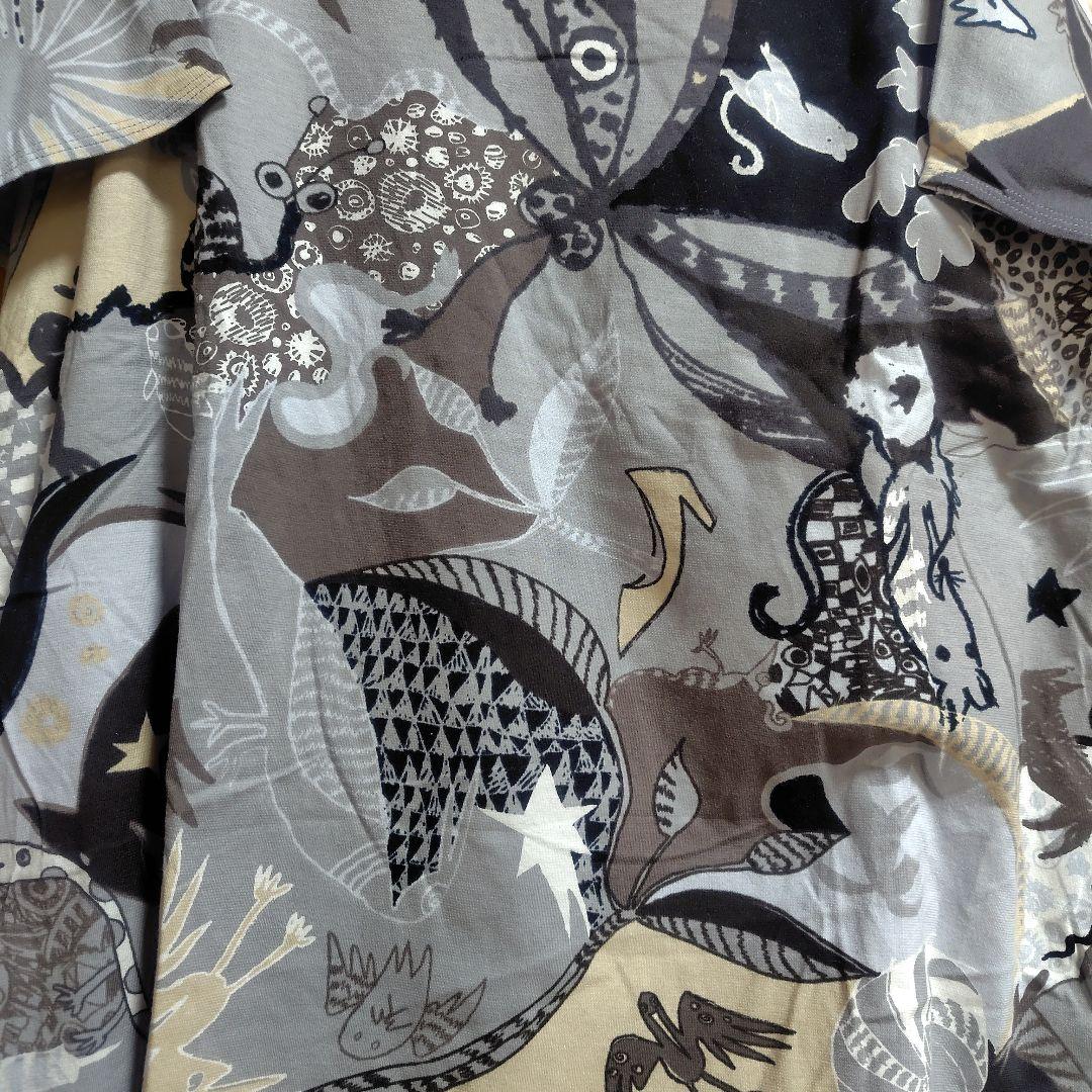 JURGEN LEHL アニマルプリント 半袖Tシャツ グレー系 美品♡