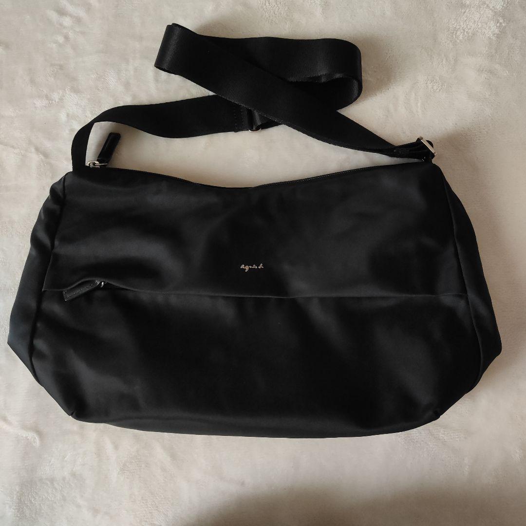 アニエスベー　agnes b. ショルダーバッグ NS24－01 黒ブラック