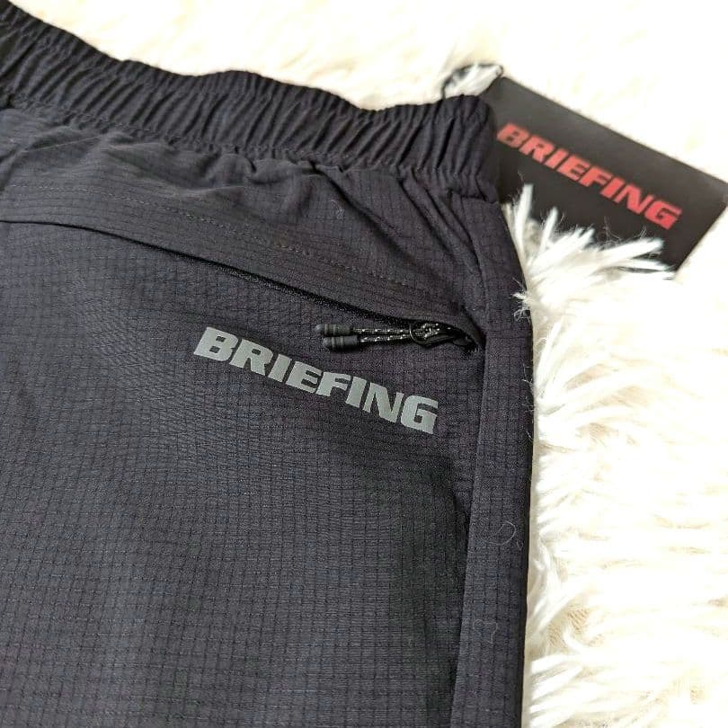ブリーフィング　セットアップ　フーディー　パンツ　ナイロン　ブラック　サイズM