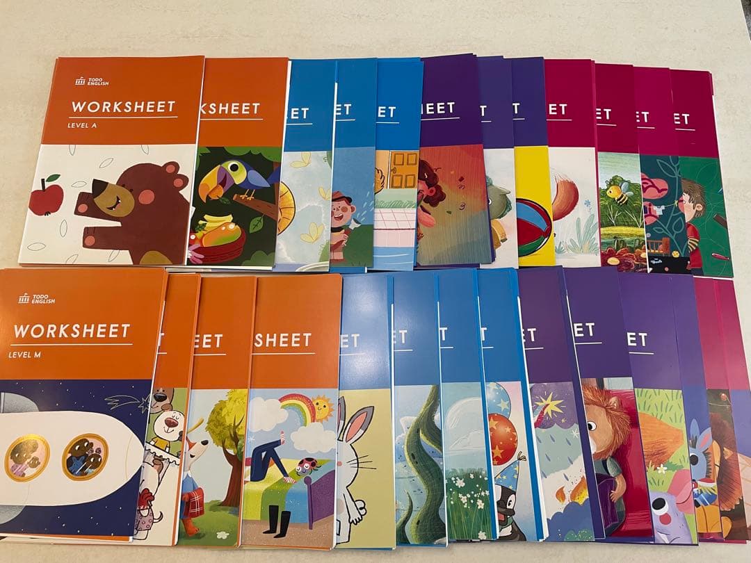 未記入トド英語ワークシート【全冊】