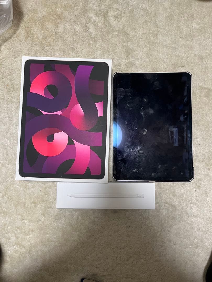 最終値下げ　iPad Air (第5世代) ピンク 64GB 純正ペン付き