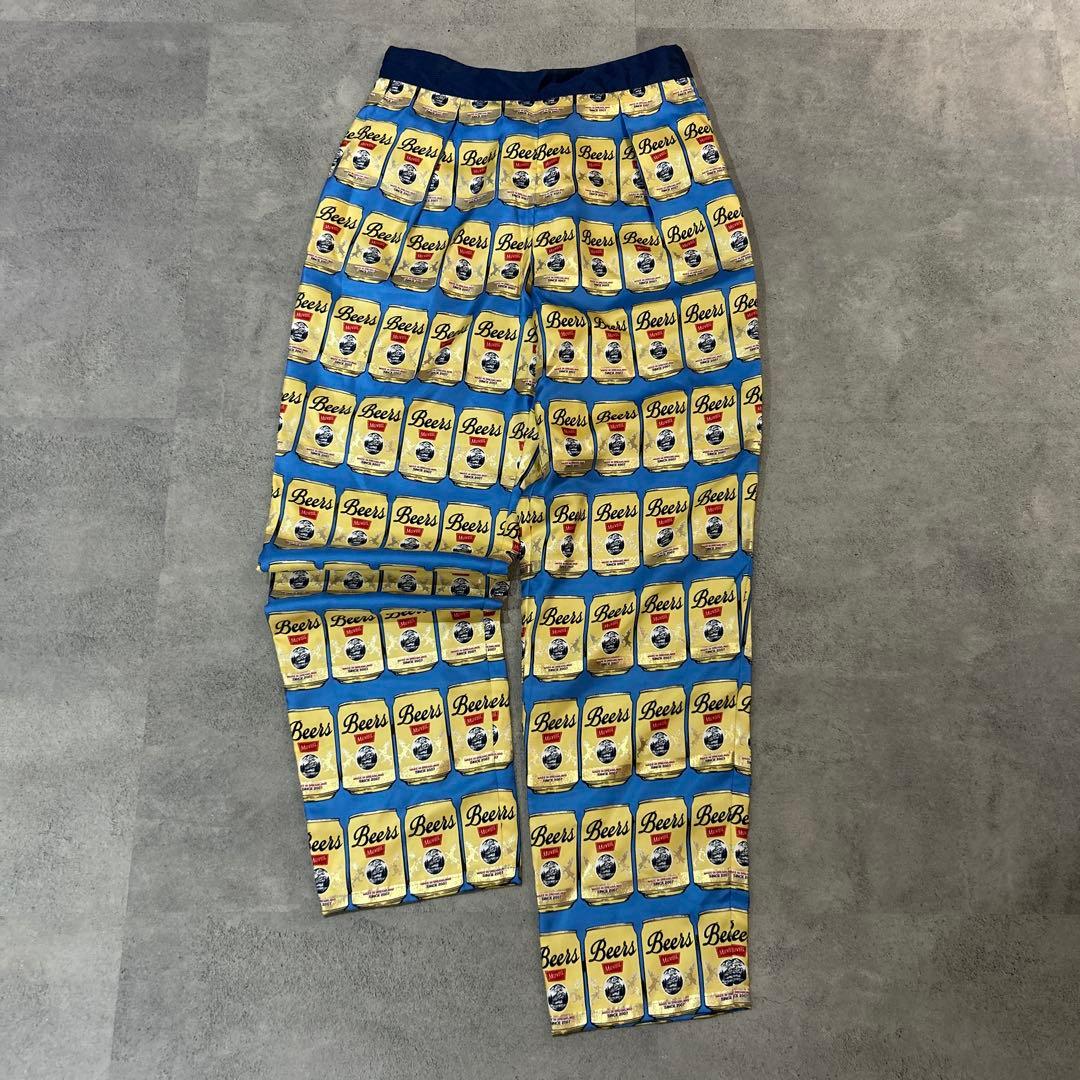 タグ付✨MUVEIL ビール缶柄 イージーパンツ 38サイズ
