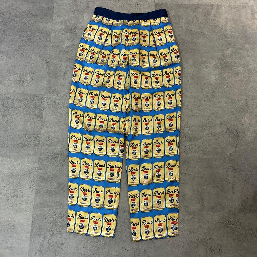 タグ付✨MUVEIL ビール缶柄 イージーパンツ 38サイズ