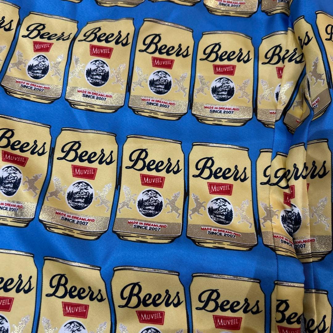 タグ付✨MUVEIL ビール缶柄 イージーパンツ 38サイズ