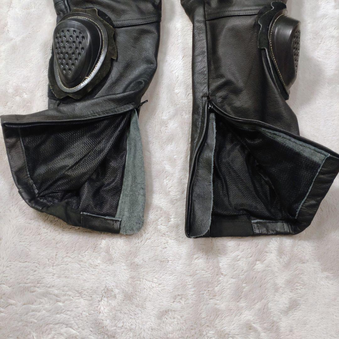 本革レザーパンツ ブーツイン バンクセンサー付 SIZE35