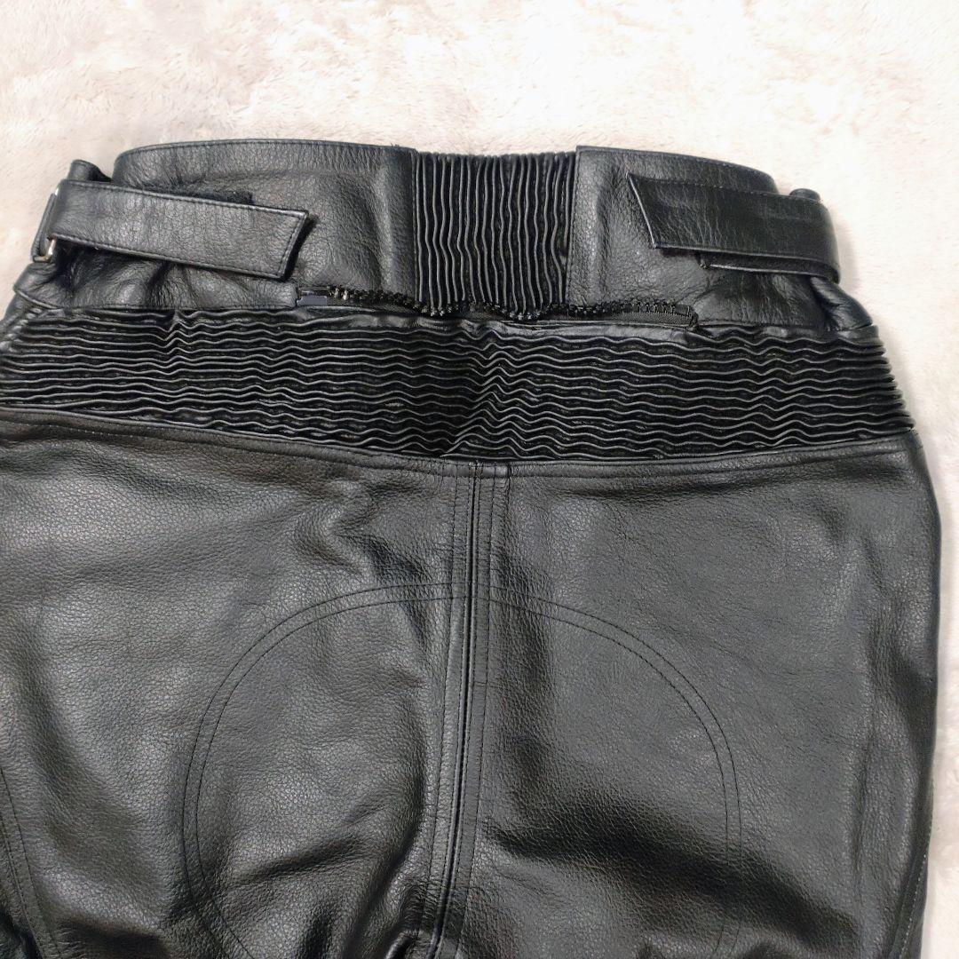 本革レザーパンツ ブーツイン バンクセンサー付 SIZE35