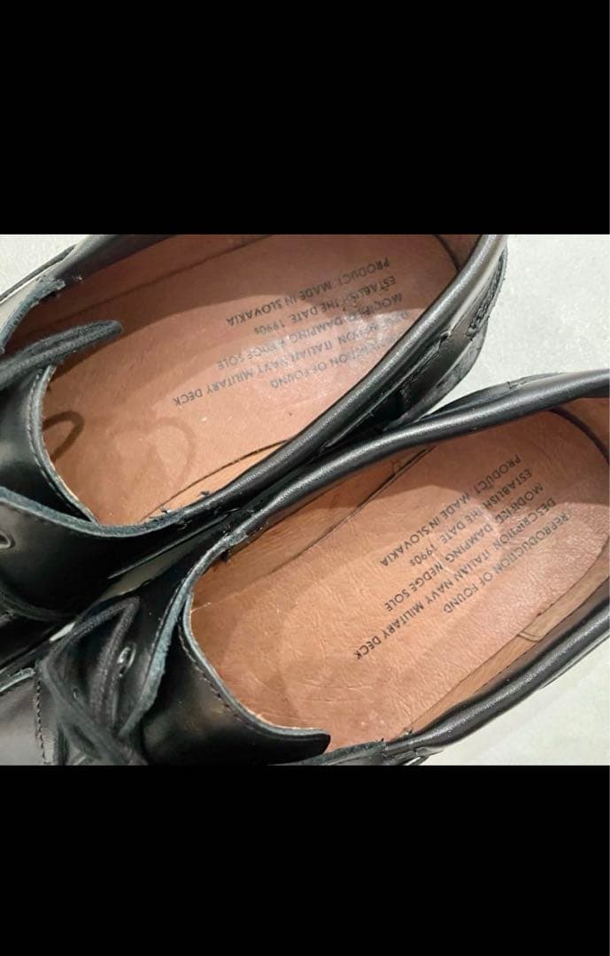 靴 Reproduction of found MILITARY DECK