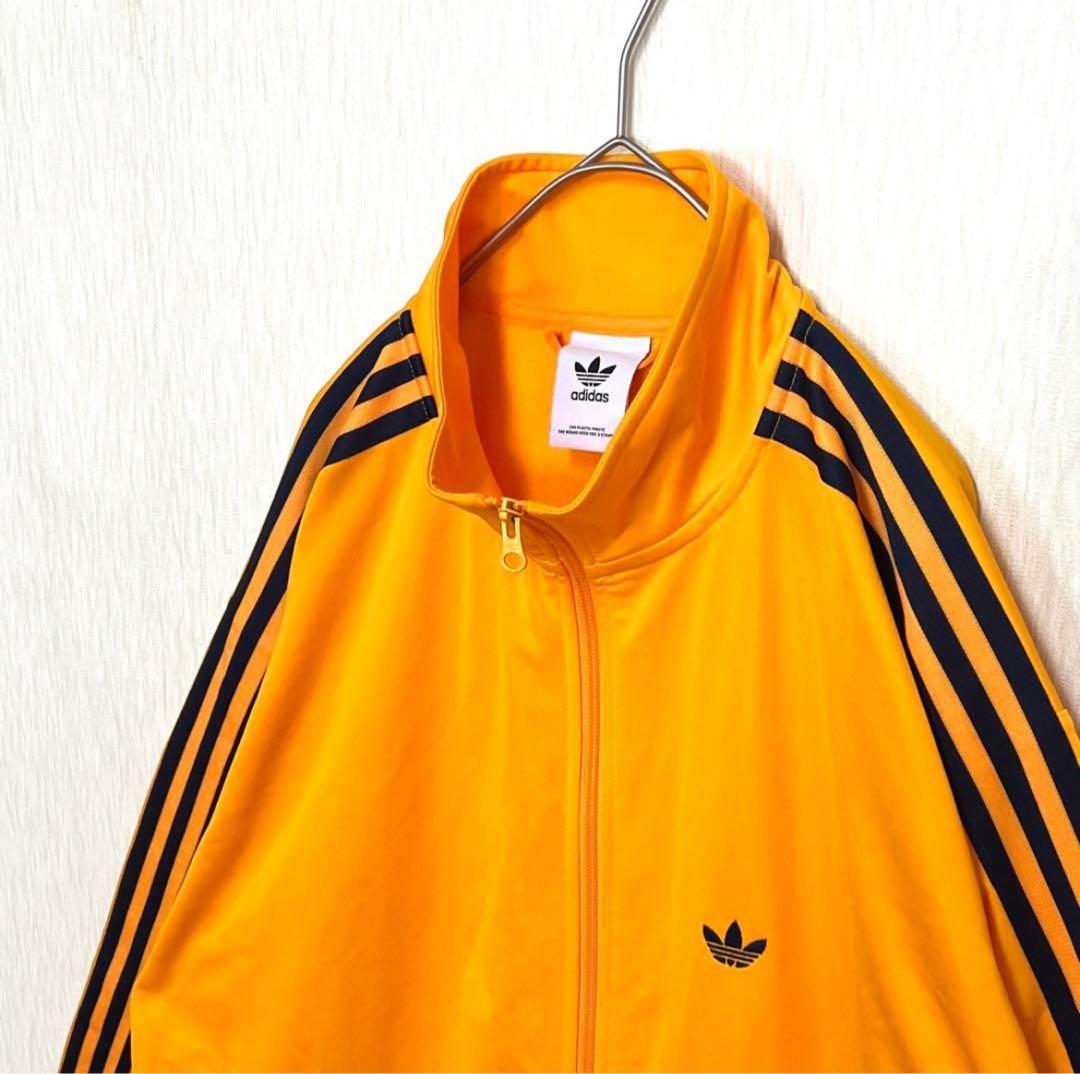 【ビッグサイズ‼️】adidas ベッケンバウアー ジャージ オレンジ L 古着