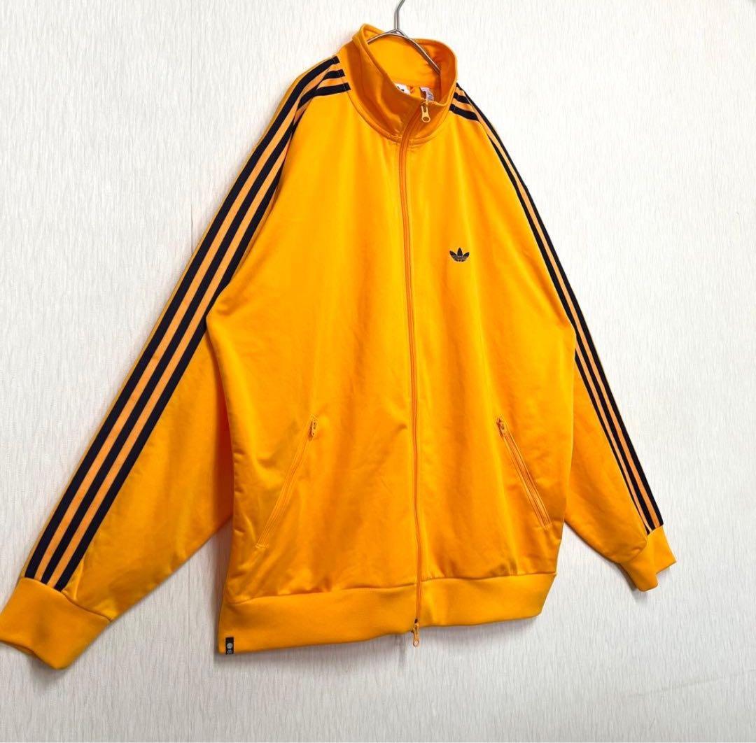 【ビッグサイズ‼️】adidas ベッケンバウアー ジャージ オレンジ L 古着