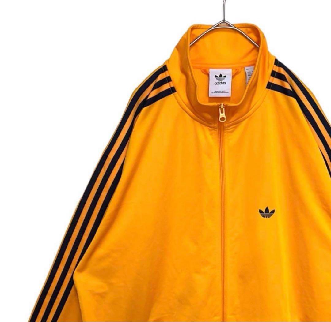 【ビッグサイズ‼️】adidas ベッケンバウアー ジャージ オレンジ L 古着
