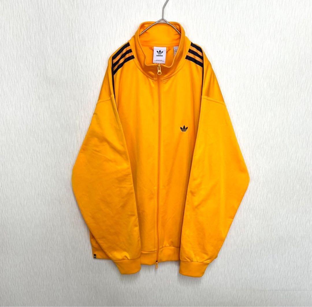 【ビッグサイズ‼️】adidas ベッケンバウアー ジャージ オレンジ L 古着