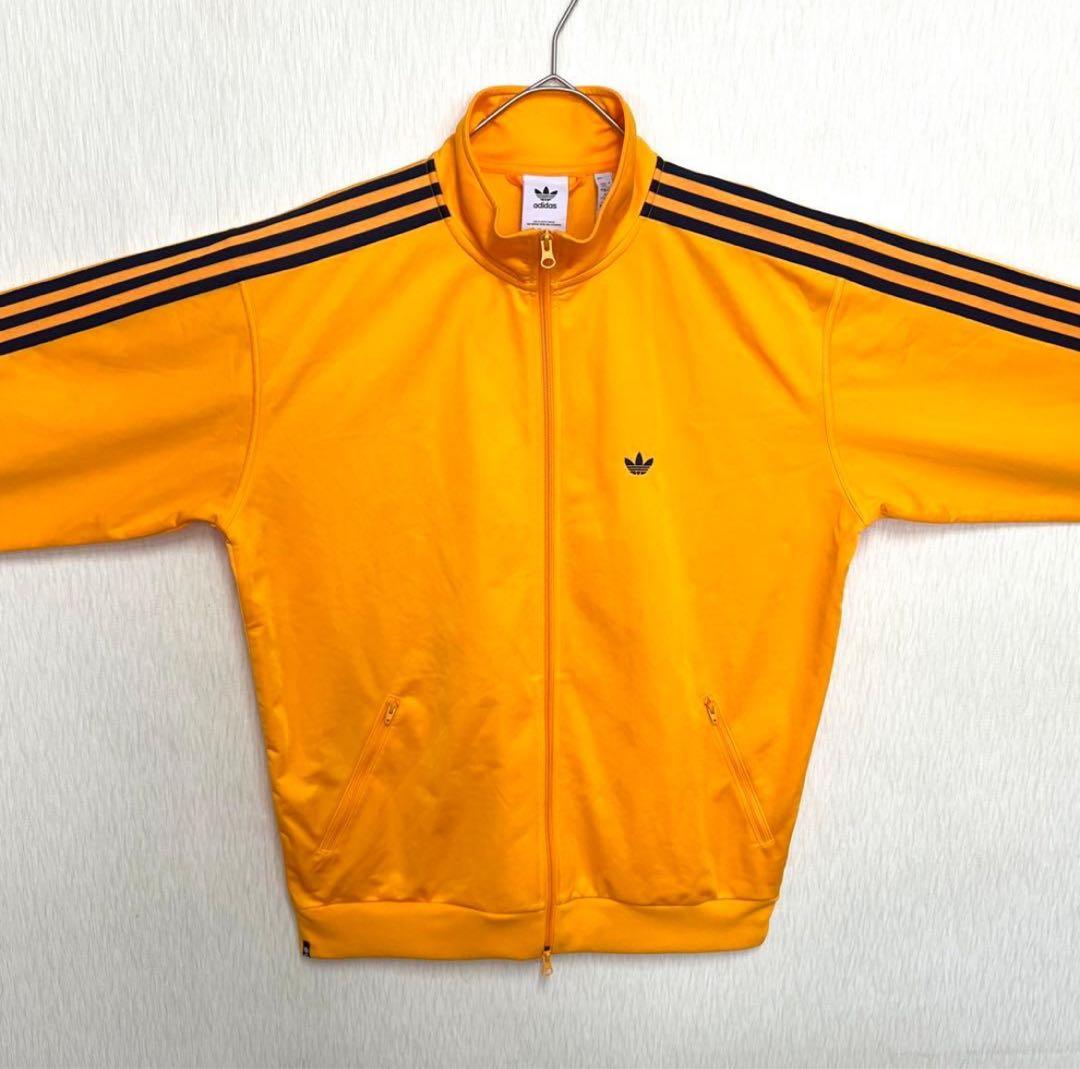 【ビッグサイズ‼️】adidas ベッケンバウアー ジャージ オレンジ L 古着