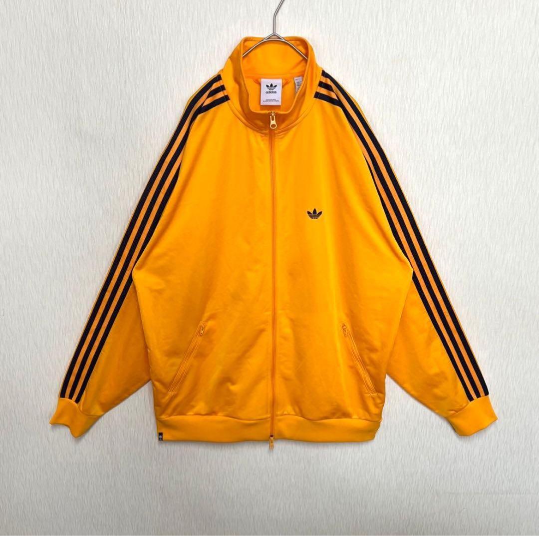 【ビッグサイズ‼️】adidas ベッケンバウアー ジャージ オレンジ L 古着