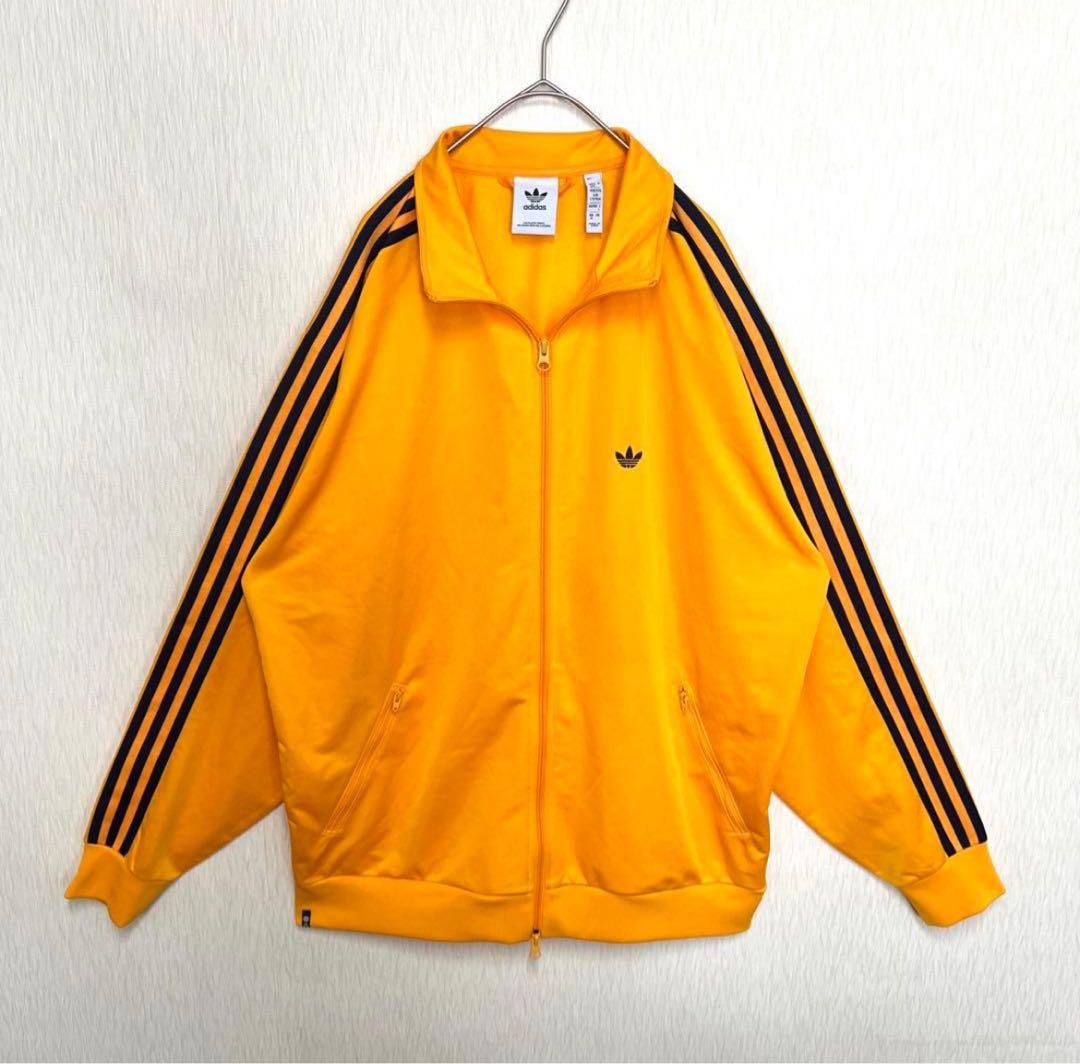 【ビッグサイズ‼️】adidas ベッケンバウアー ジャージ オレンジ L 古着