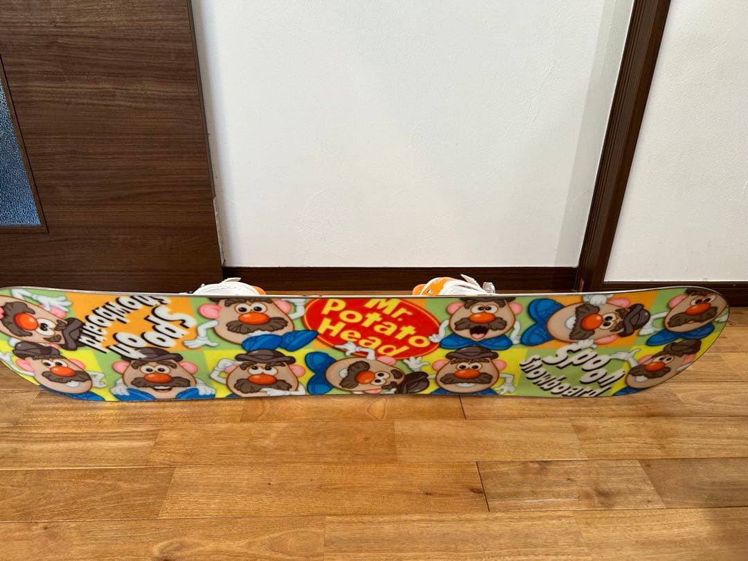 レア新品未使用 キッズスノーボード（120cm）2点セット Mr. ポテトヘッド