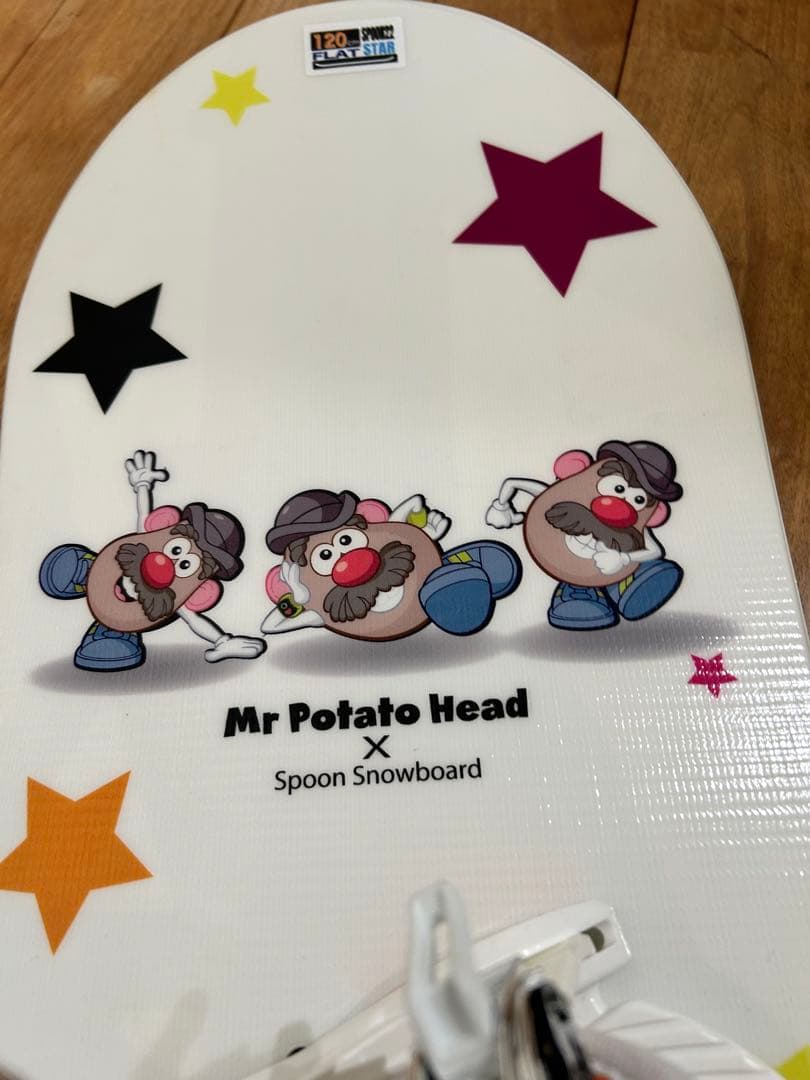 レア新品未使用 キッズスノーボード（120cm）2点セット Mr. ポテトヘッド
