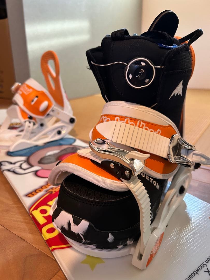 レア新品未使用 キッズスノーボード（120cm）2点セット Mr. ポテトヘッド