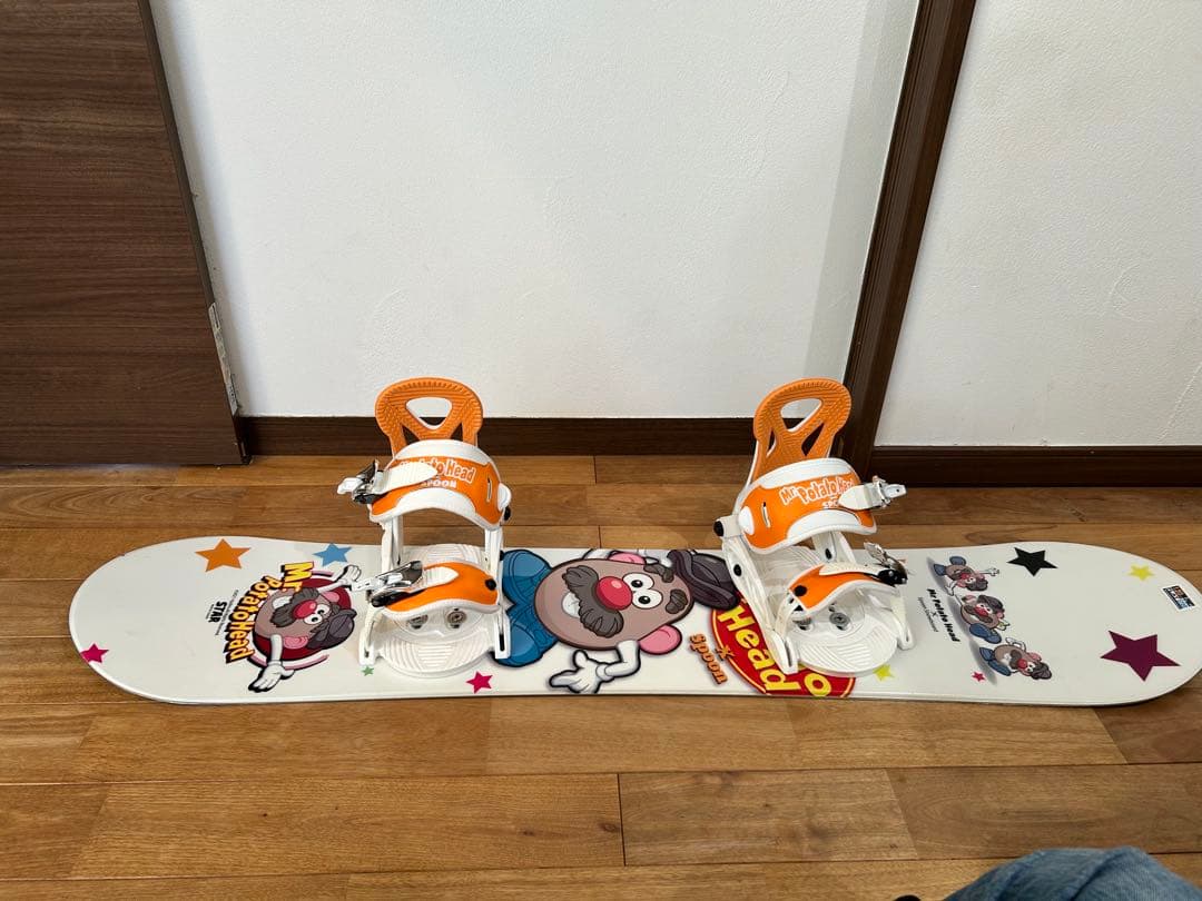 レア新品未使用 キッズスノーボード（120cm）2点セット Mr. ポテトヘッド