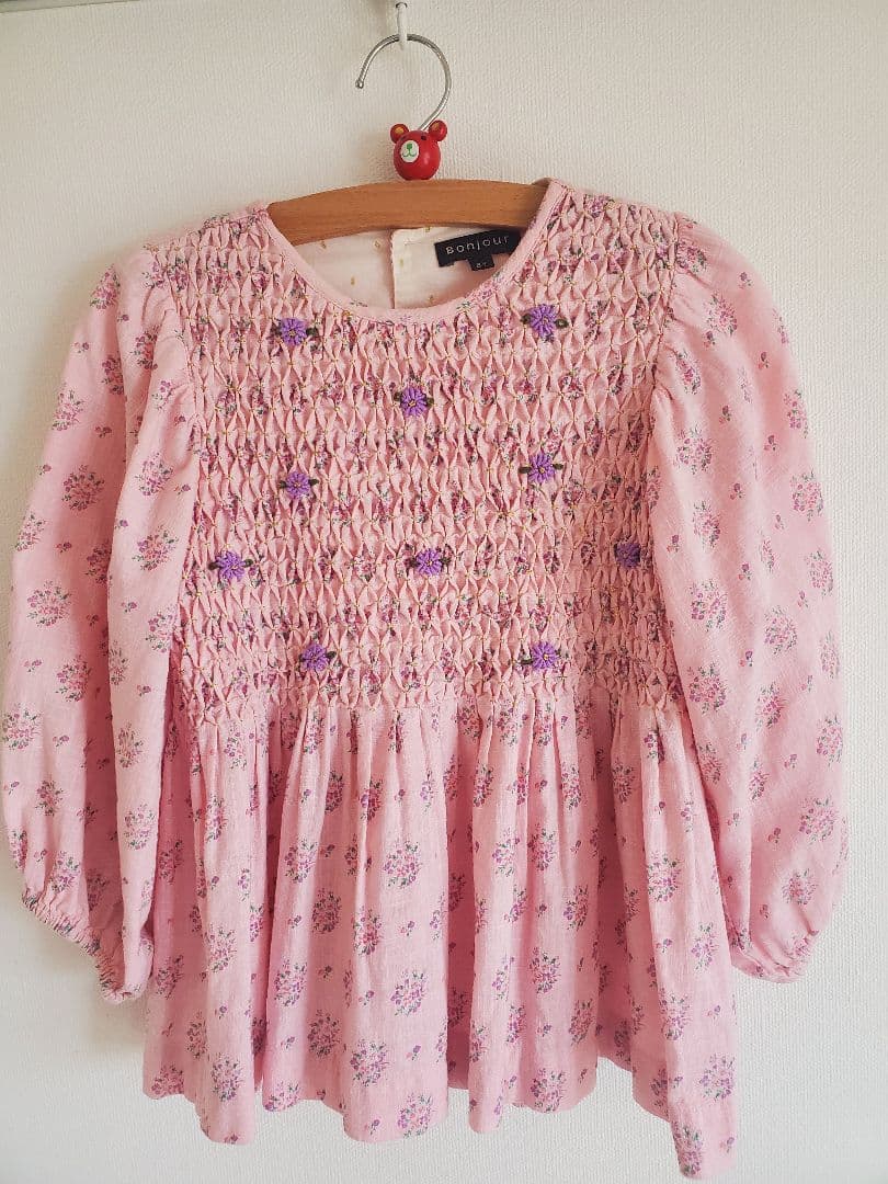 トップス Bonjour diary handsmock blouse 8y