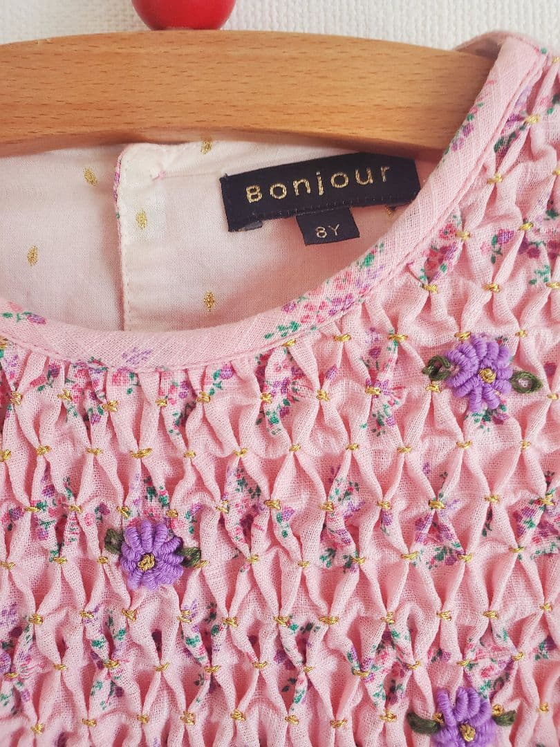 トップス Bonjour diary handsmock blouse 8y