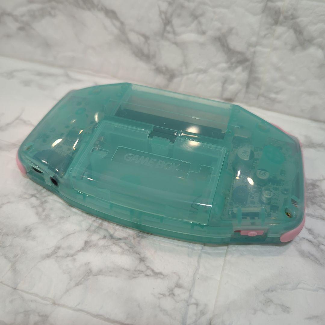 【パクチーファーム品】GBA本体 IPS液晶 ミントグリーン＆ピンク