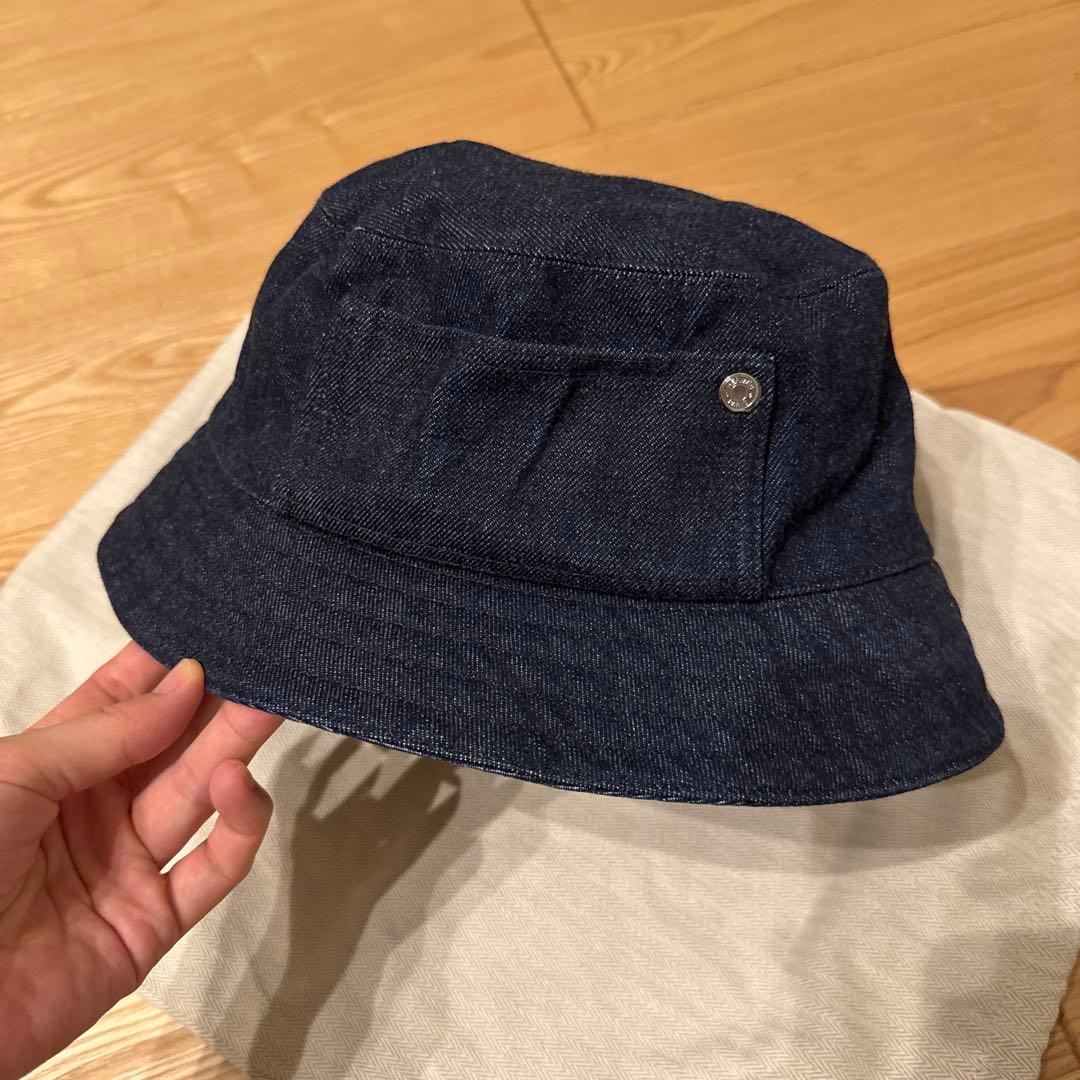 エルメス ヘレン シルキー バケットハット 58