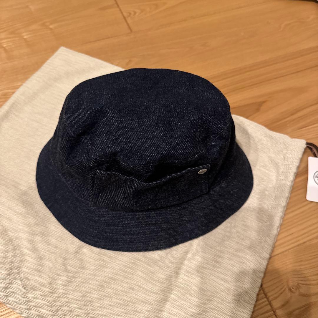 エルメス ヘレン シルキー バケットハット 58
