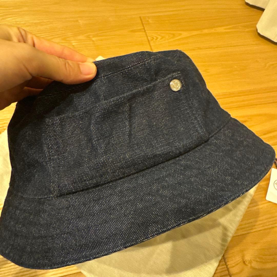 エルメス ヘレン シルキー バケットハット 58