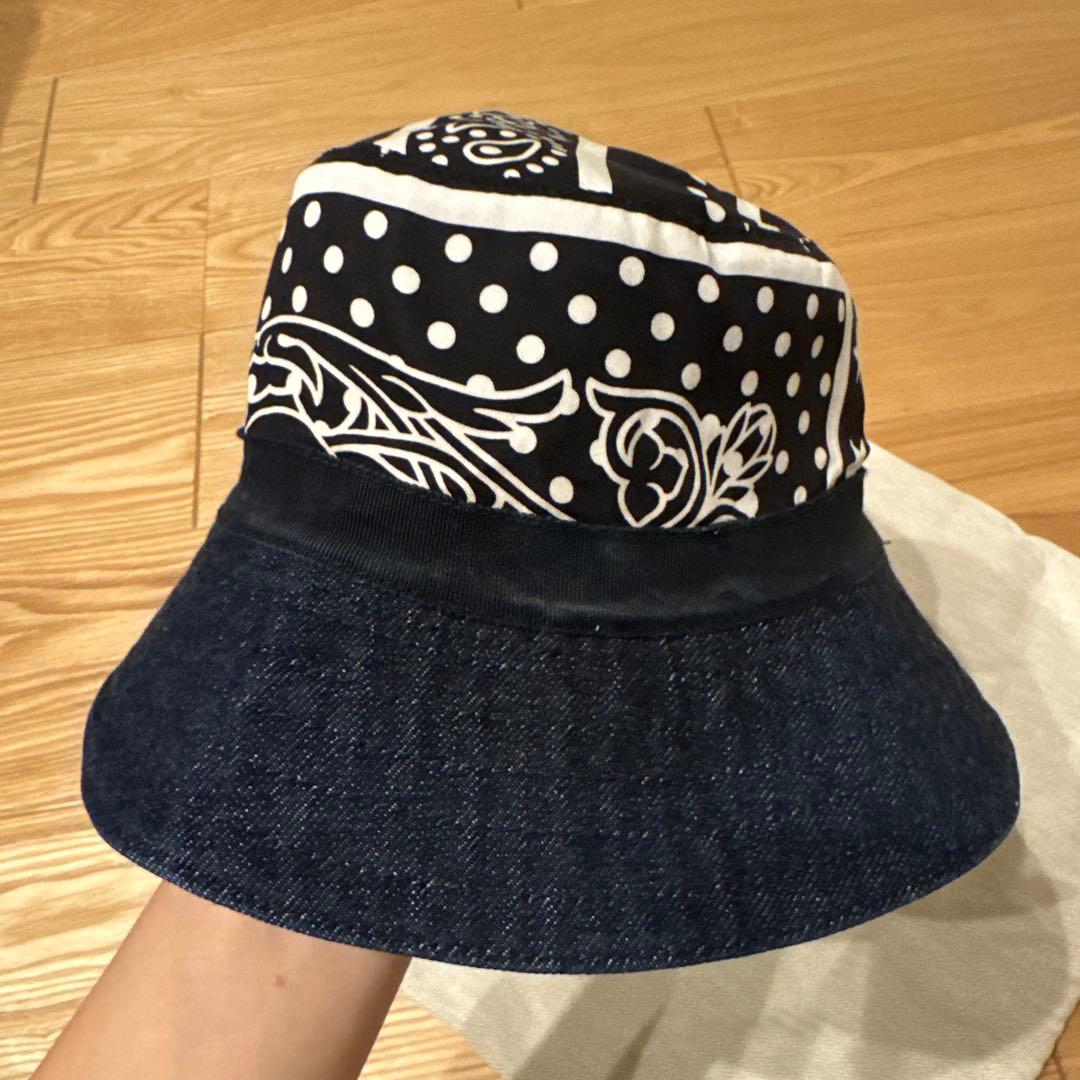 エルメス ヘレン シルキー バケットハット 58