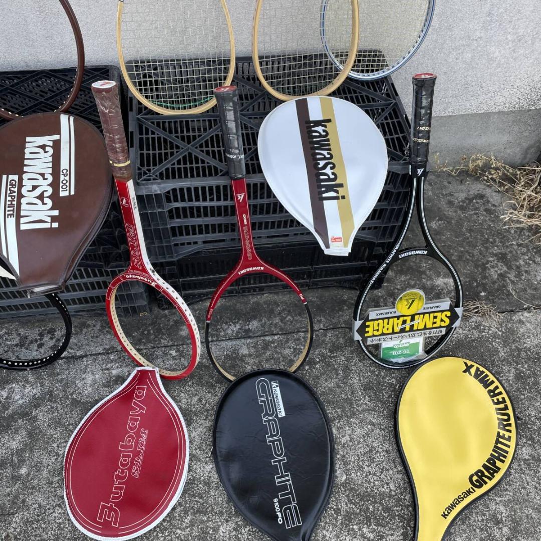 未使用　レトロ　テニス　ラケット　11本セット　　日本製　　XＺ3732
