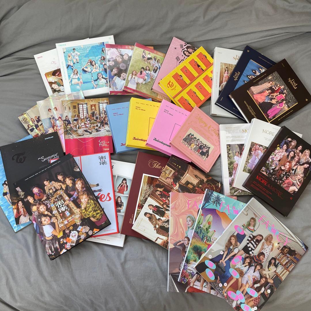 TWICE アルバム CD まとめ売り セット トレカ ポスター 特典付き