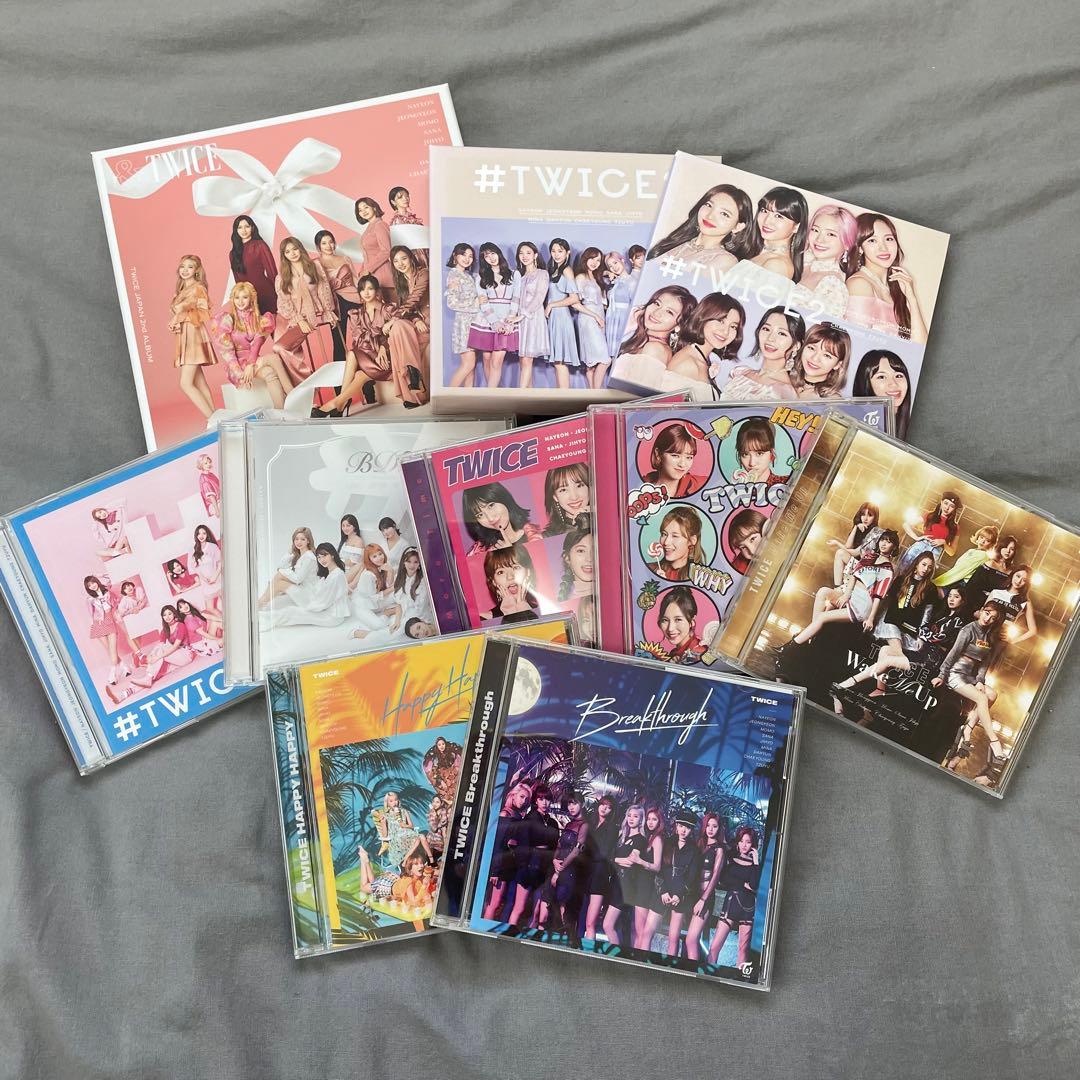 TWICE アルバム CD まとめ売り セット トレカ ポスター 特典付き