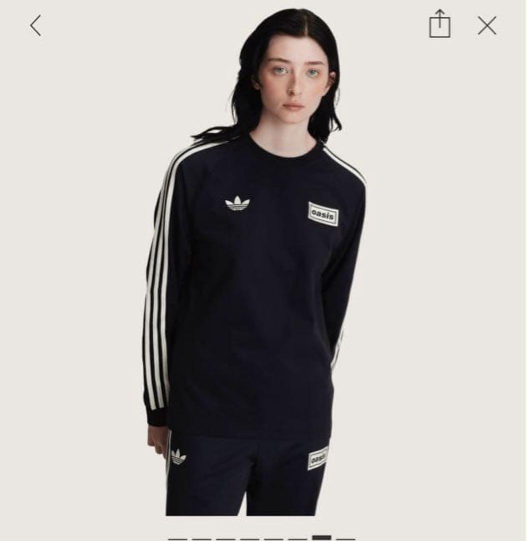 adidas x Oasis Tour 3-Stripes 長袖 Tシャツ