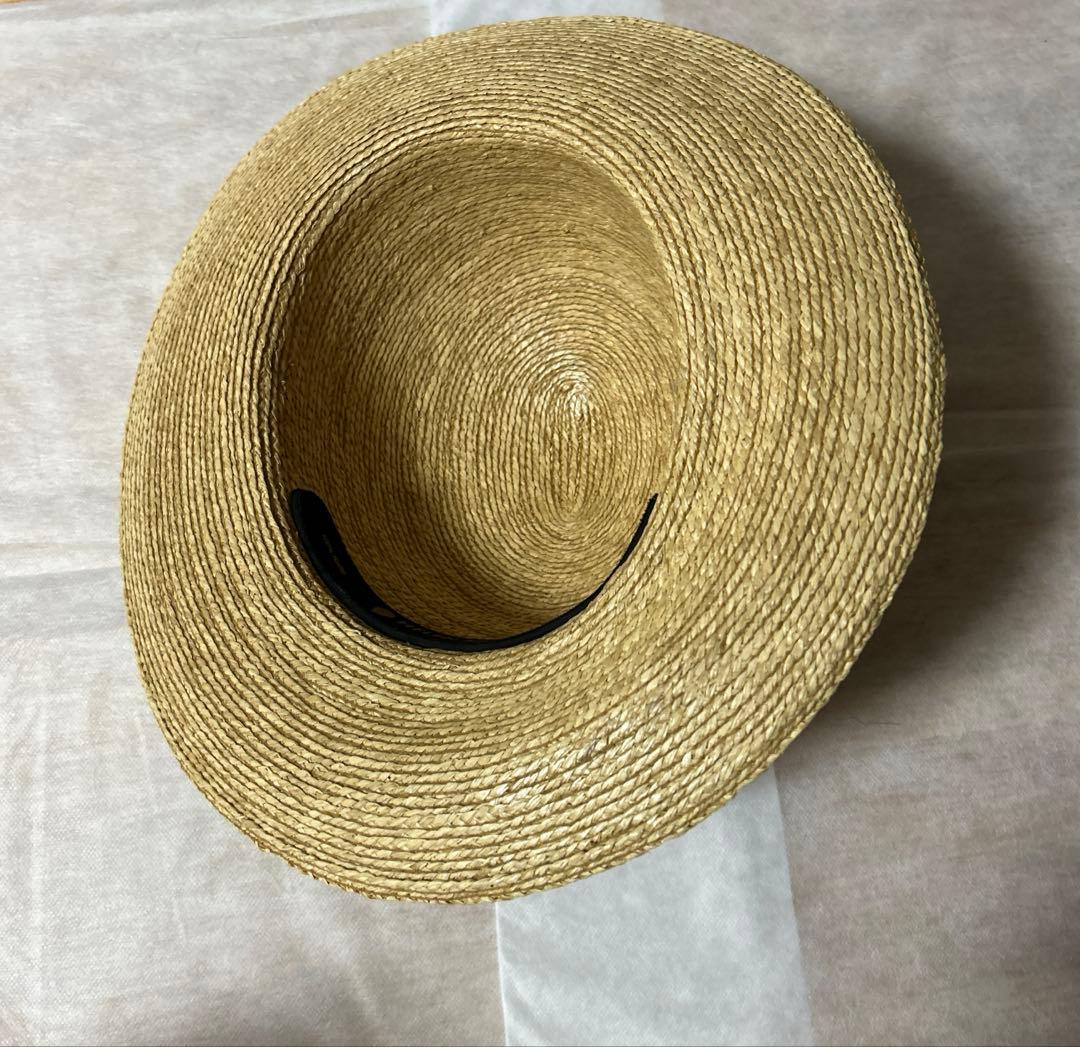 ✨美品✨ヘレンカミンスキー　麦わら帽子　リボン付　ラフィアハット