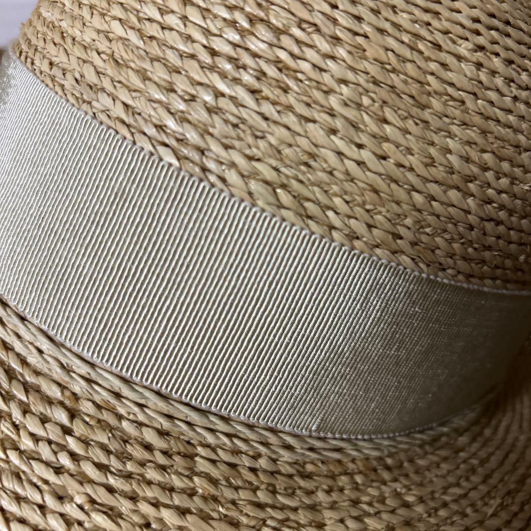 ✨美品✨ヘレンカミンスキー　麦わら帽子　リボン付　ラフィアハット