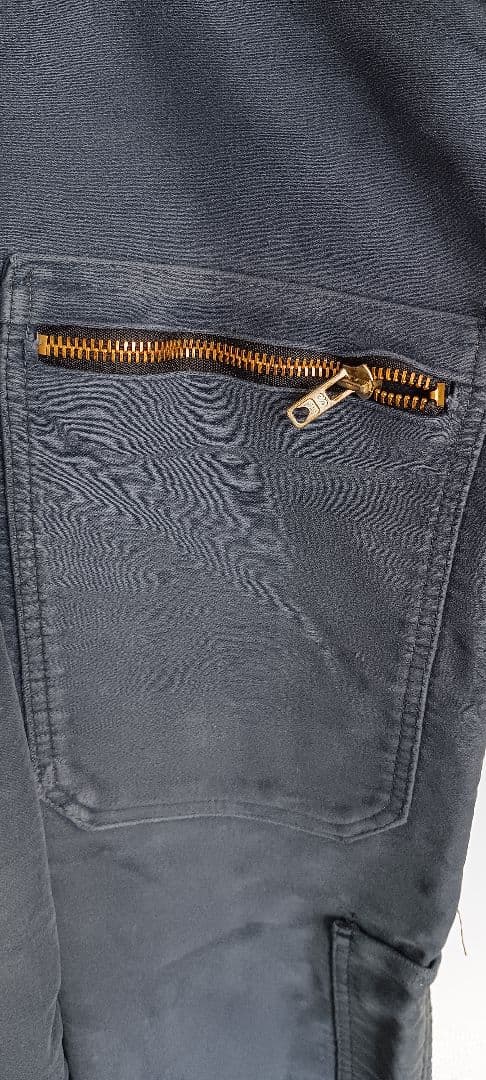 50s EURO VINTAGE モンサンミッシェル モールスキンオーバーオール