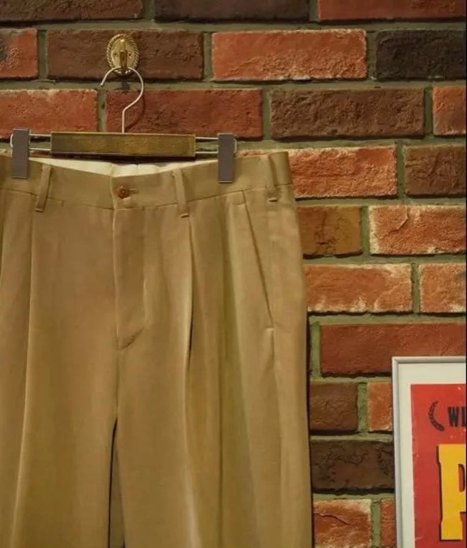 MAATEE&SONS CHINO SILK ブラウン サイズ3