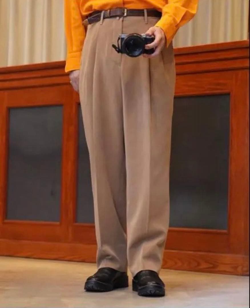 MAATEE&SONS CHINO SILK ブラウン サイズ3