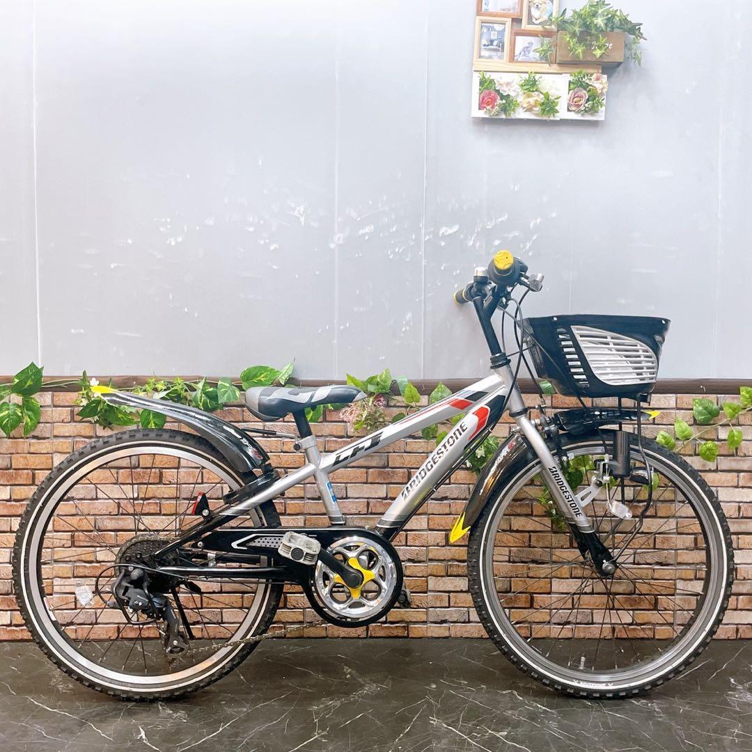 引き取り価格【79】子供車 ブリヂストン CFJ シルバー22インチ