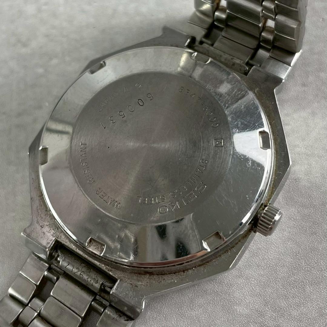 超希少美品⭐︎SEIKO セイコー 5 ルナカレンダー6347-5000 AT