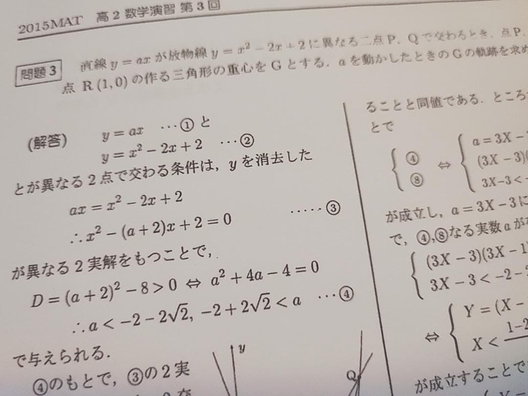 MAT　三森司先生　数学演習　プリント・板書　フルセット　河合塾　駿台　鉄緑会