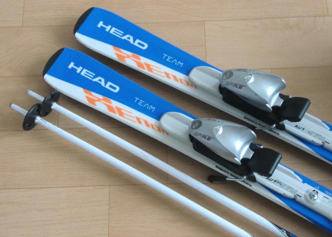 ■■送料無料■HEAD＋Hart■ジュニア用スキー4点セット■板127/靴23■