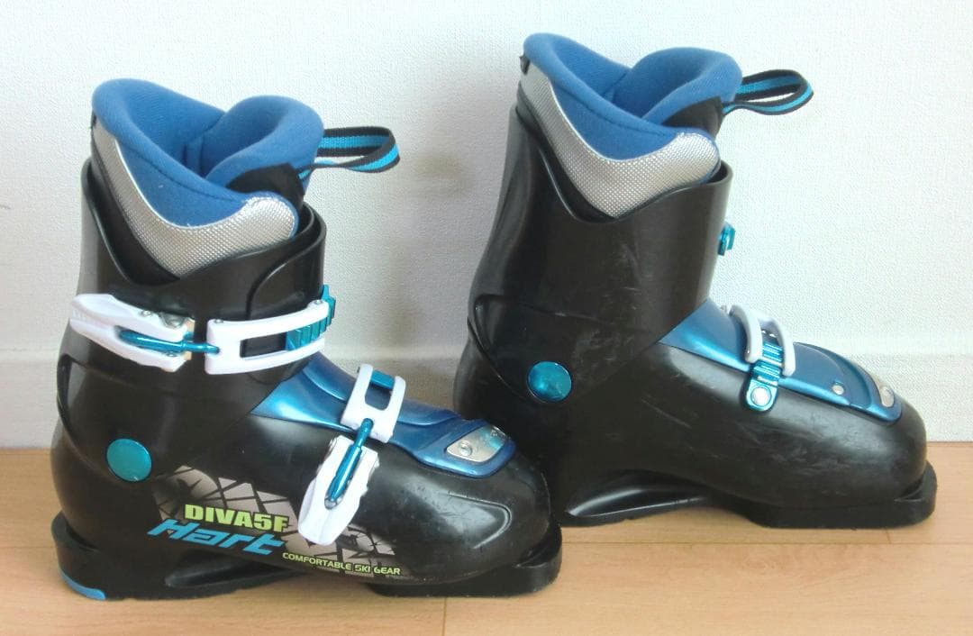 ■■送料無料■HEAD＋Hart■ジュニア用スキー4点セット■板127/靴23■