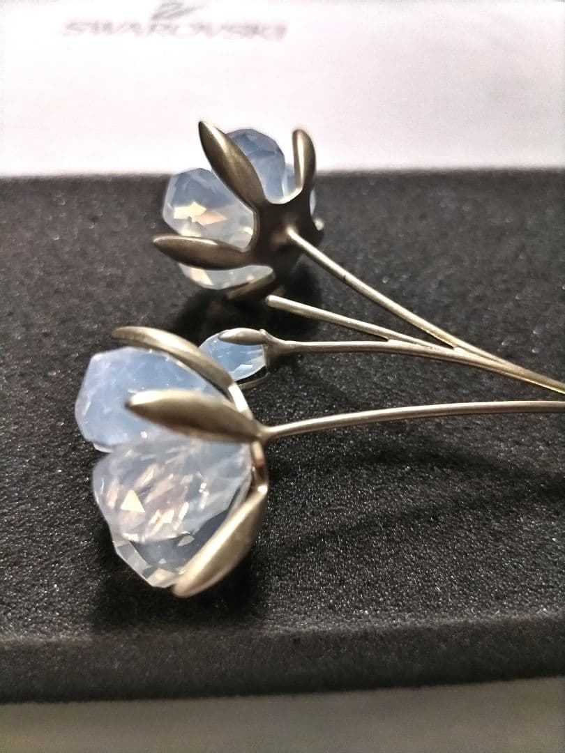 スワロフスキー　コットンフラワー　ガーデンテイルズ　箱付き