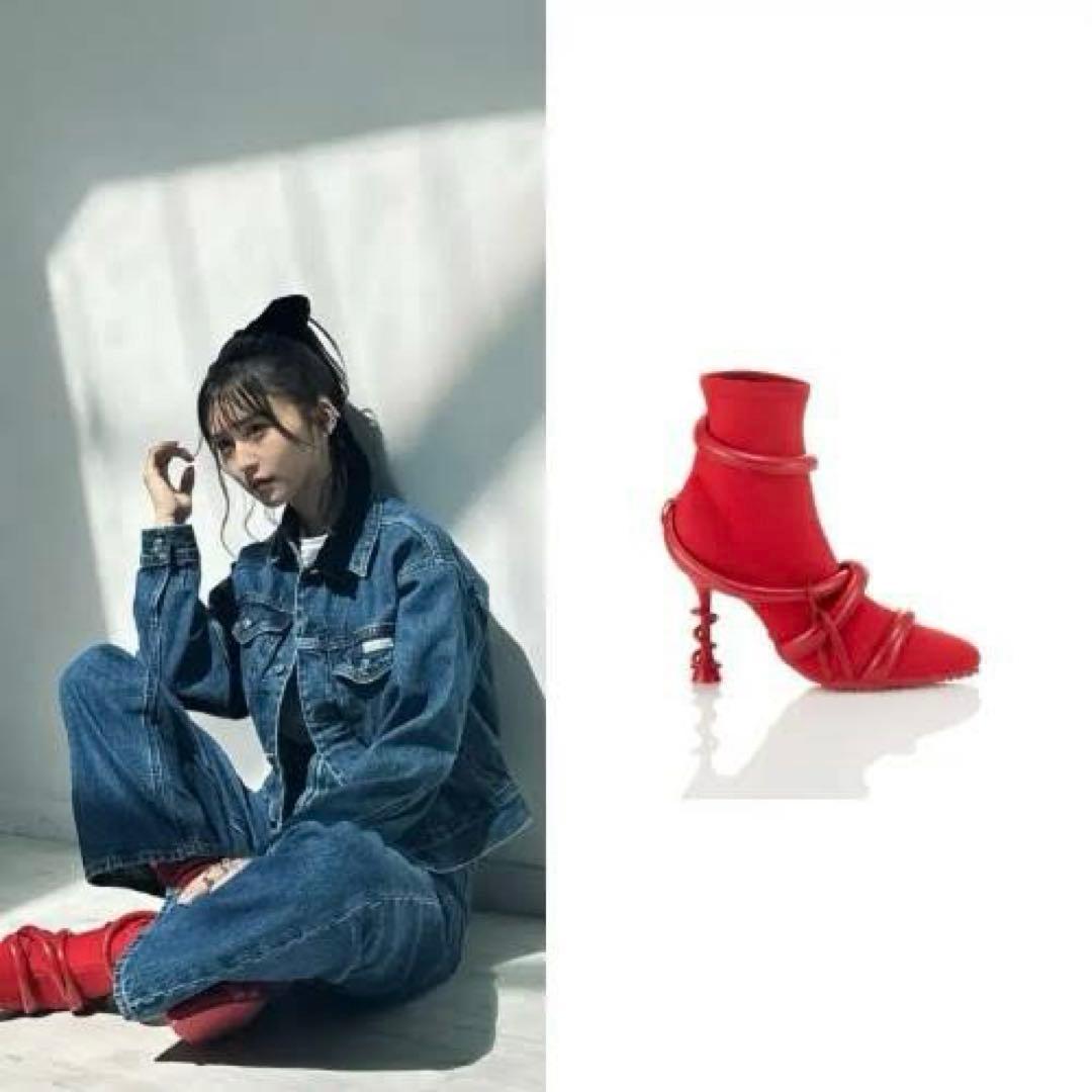 靴 YELLO HEMOGLOBIN SHORT BOOTS