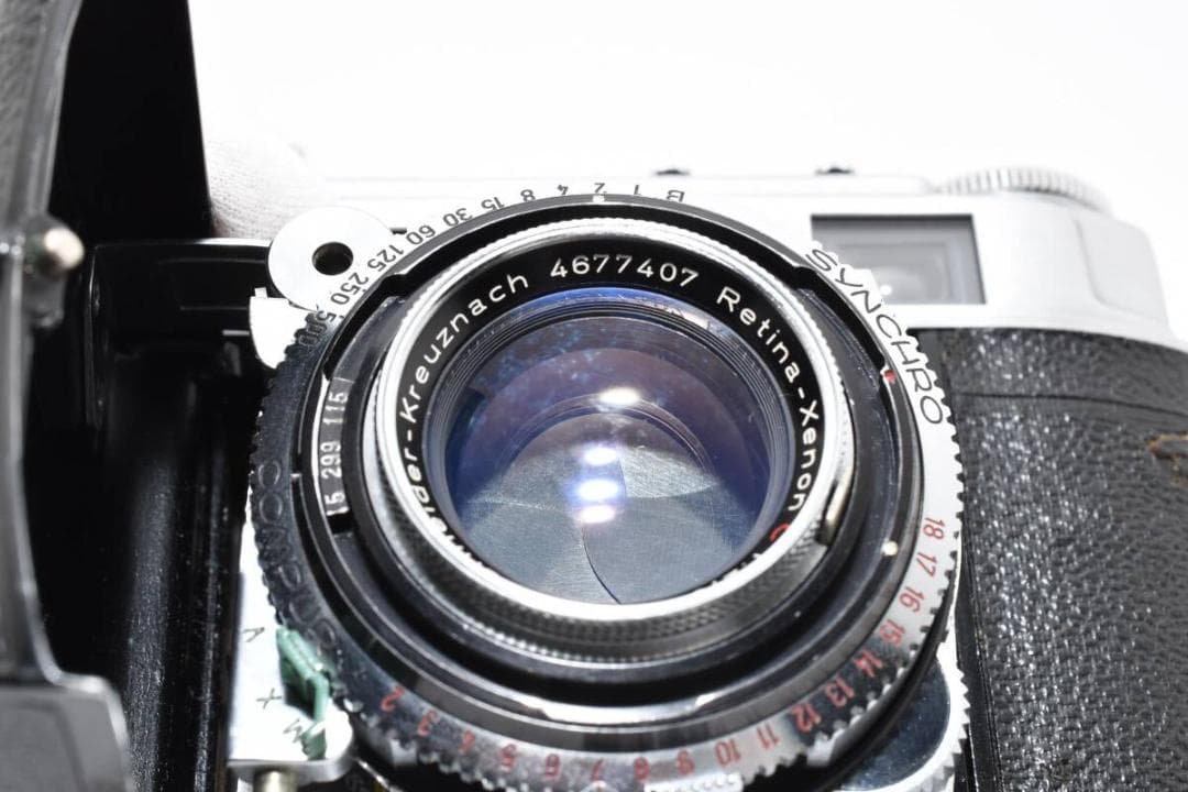 ★美品・純正本革ケース付き★Kodak Retina IIIc #★動作確認済