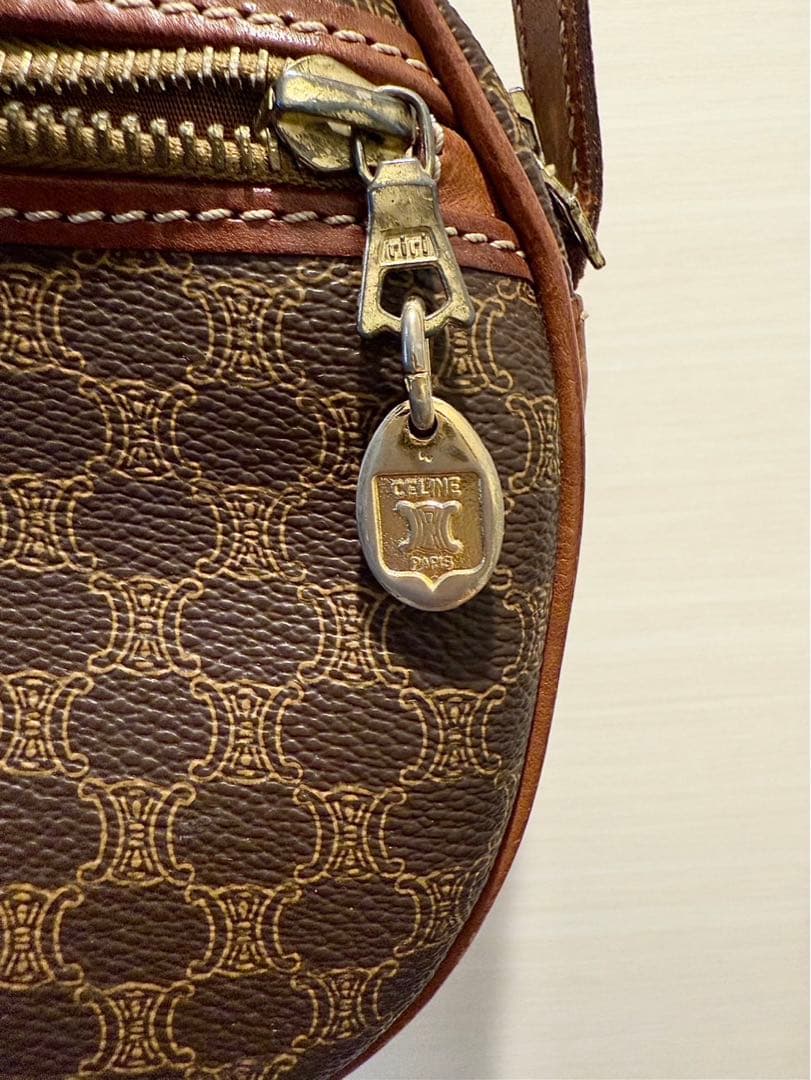 CELINE (セリーヌ) マカダムモノグラム マカダム柄ミニショルダーバッグ