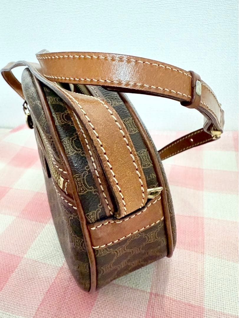 CELINE (セリーヌ) マカダムモノグラム マカダム柄ミニショルダーバッグ